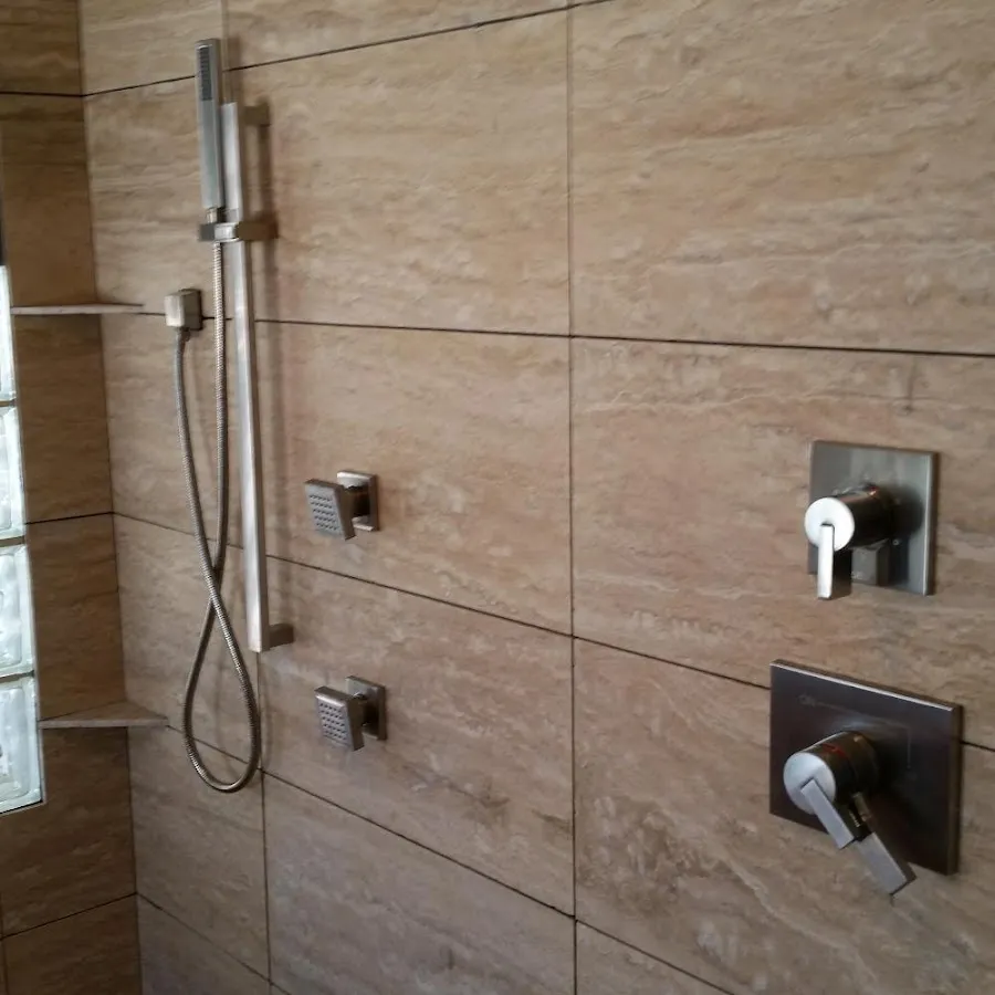Shower fixture installation for Frozen Pipe Repair in Natick